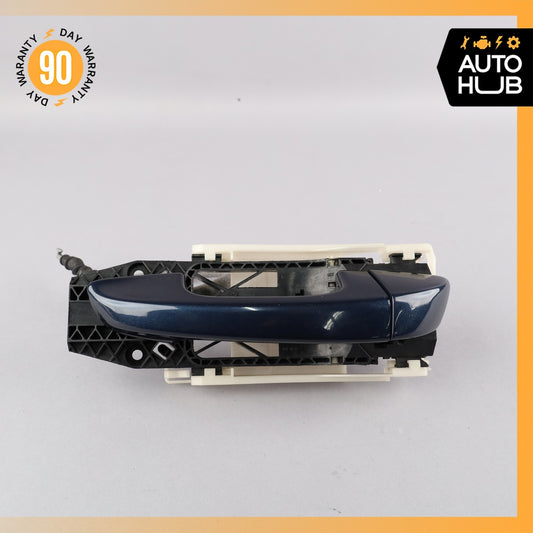 11-18 Porsche Cayenne 958 Rear Left Driver Side Exterior Door Handle Blue OEM - photo 1