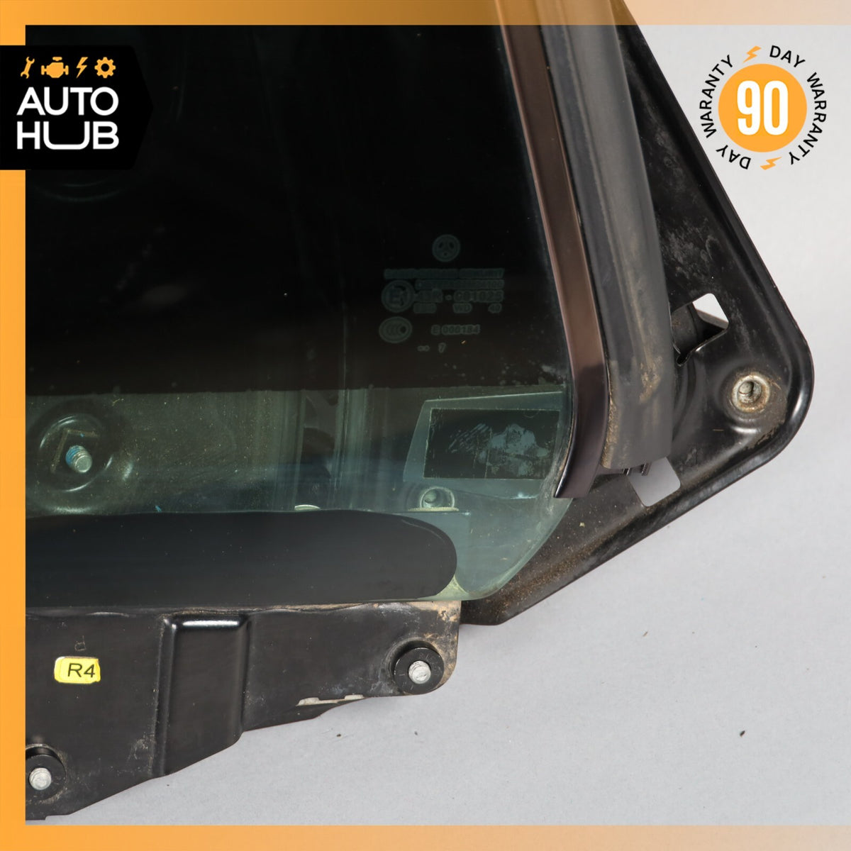 03-12 Mercedes R230 SL550 SL55 AMG Rear Right Side Quarter Window Glass OEM - photo 5