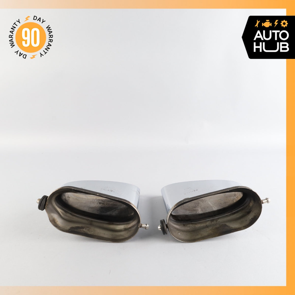 Bentley Continental GTC GT Exhaust Muffler Tips Left and Right Set OEM 63k - photo 5