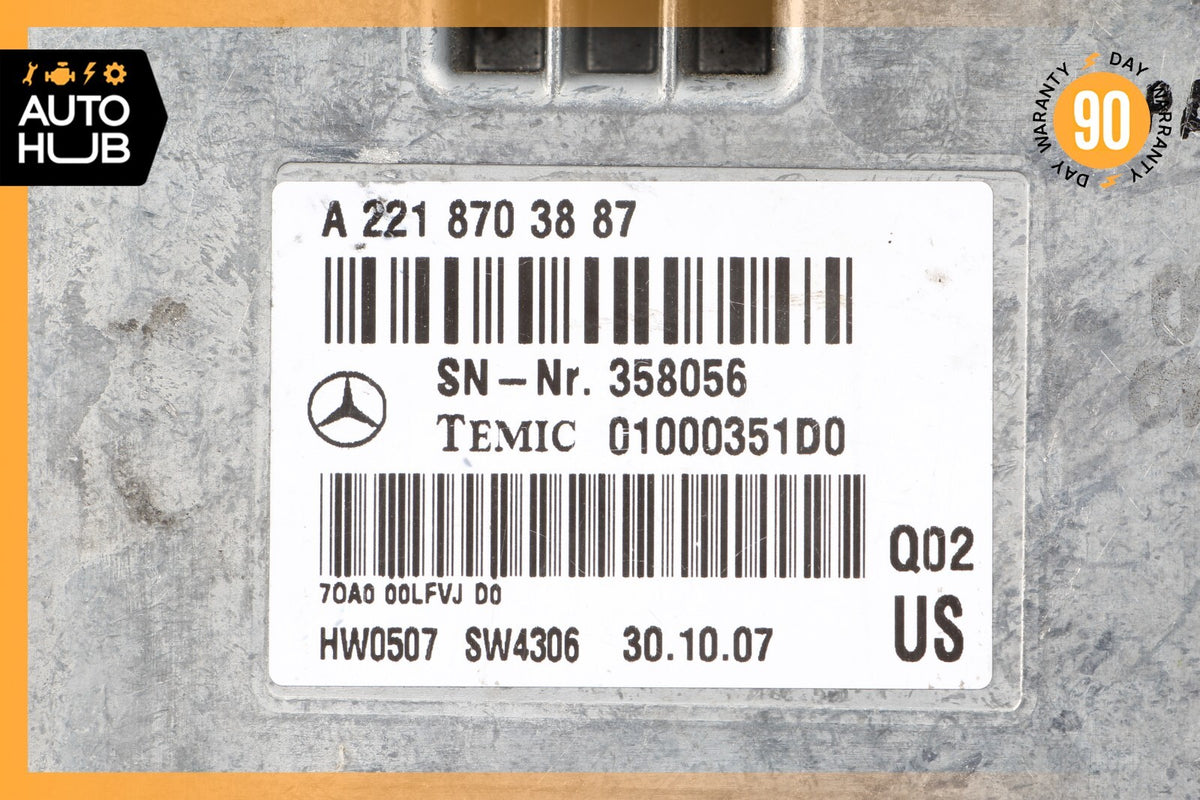 07-14 Mercedes W221 S550 CL550 Voice Language Communication Control Module OEM - photo 6