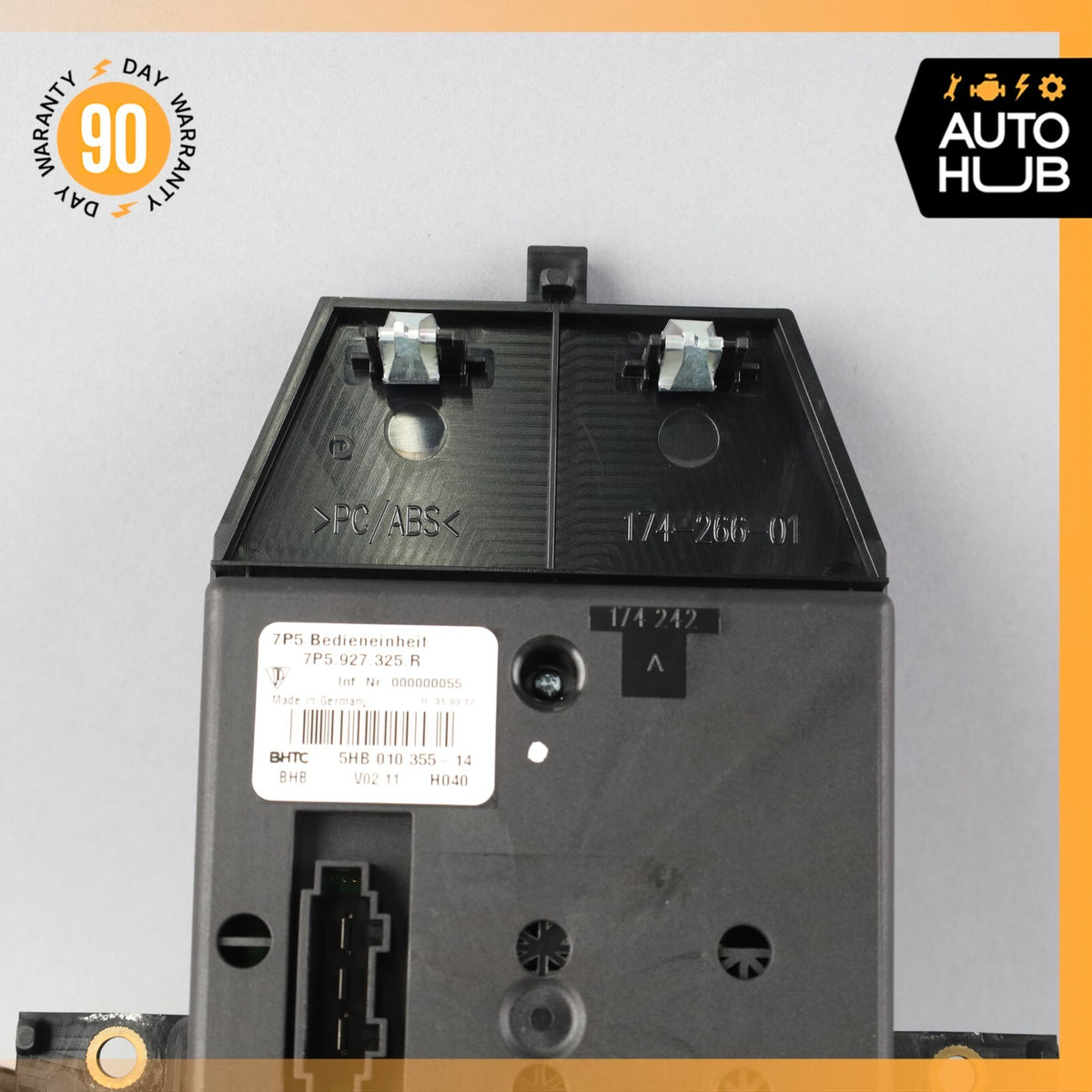 11-14 Porsche Cayenne 958 Hybrid S Rear Seat Heat Lock Switch Control Panel OEM - photo 8
