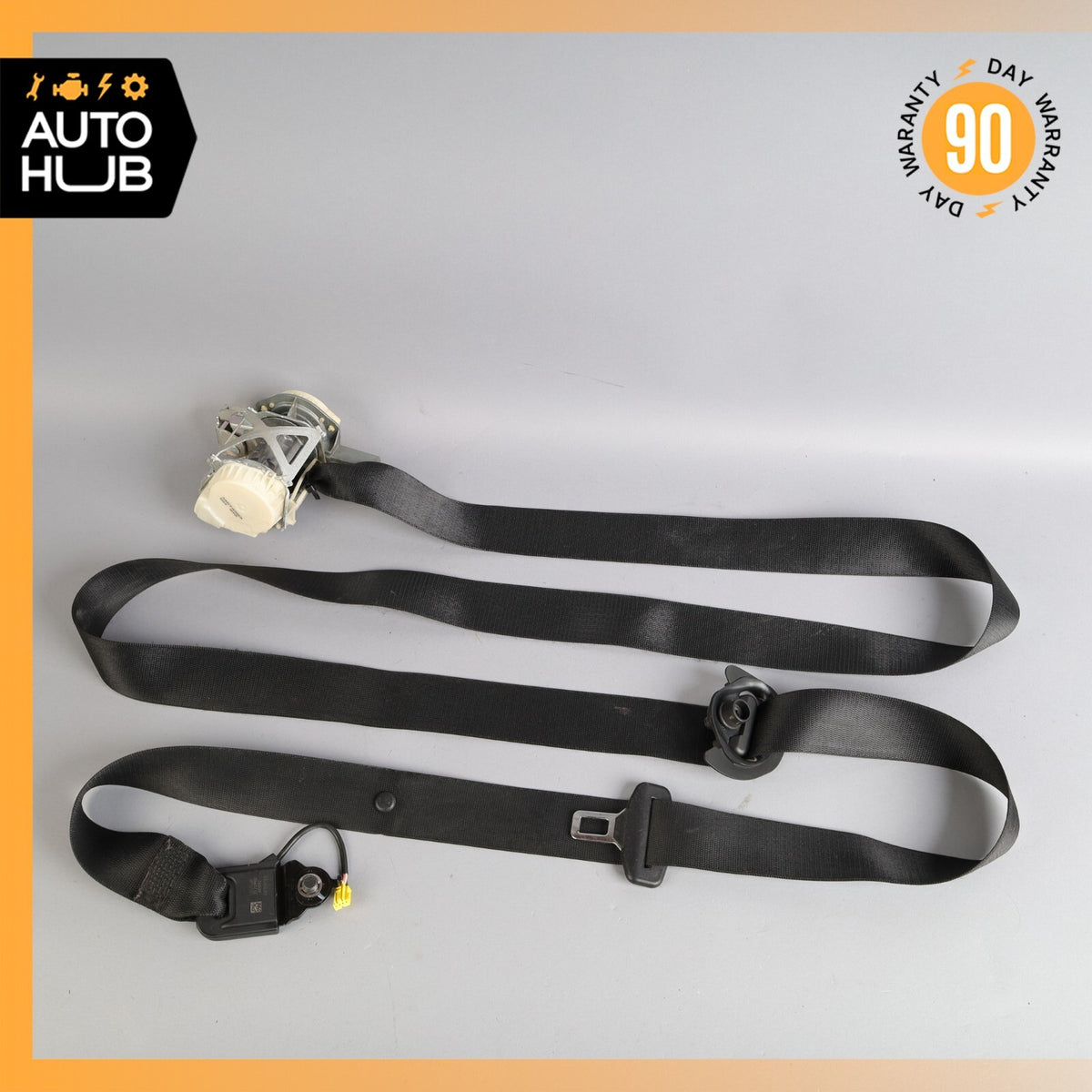 08-14 Mercedes W204 C300 C350 C63 AMG Front Right Passenger Seat Belt Black OEM - photo 1