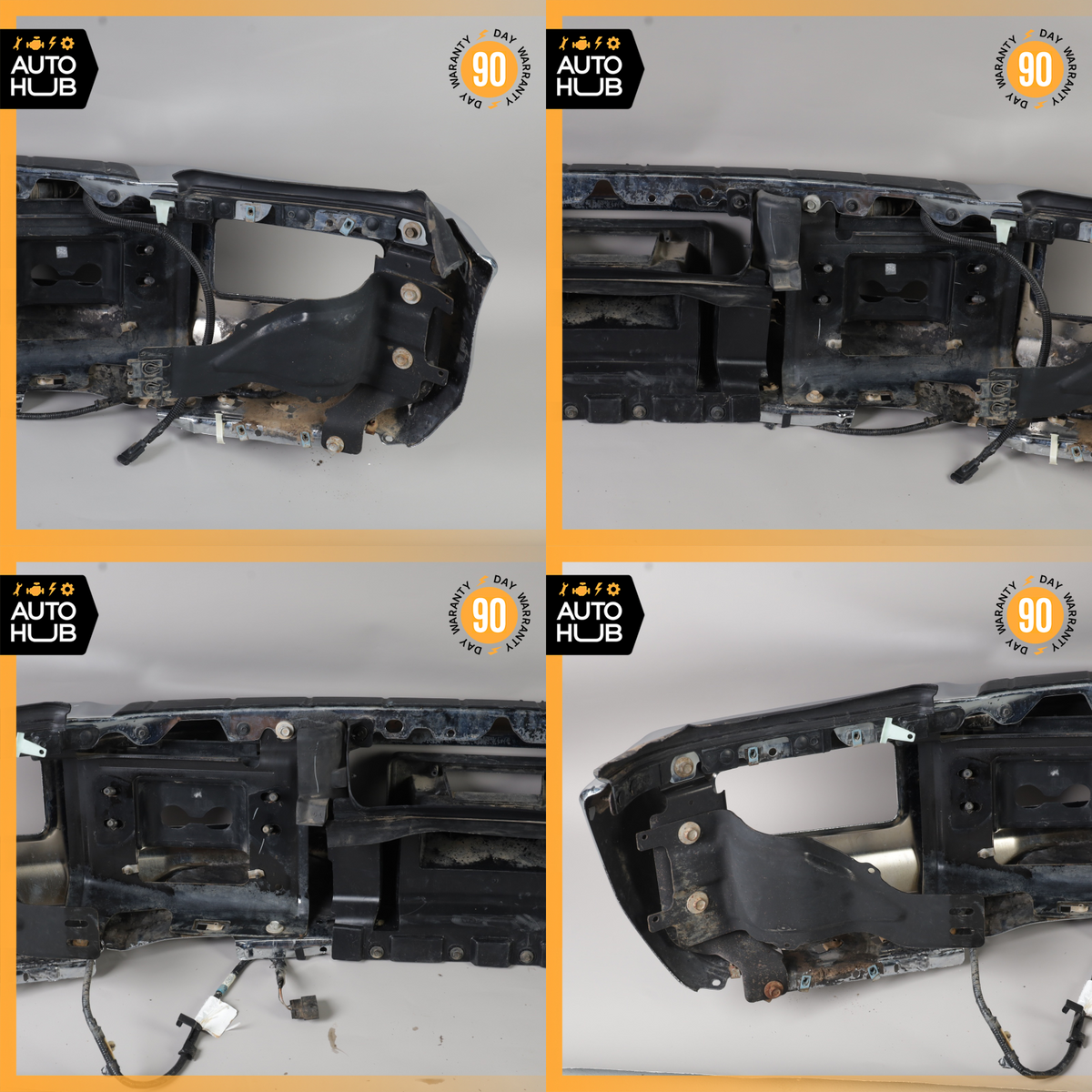 17-19 Ford F250 F350 F550 Front Bumper Cover Assembly Chrome OEM - photo 15