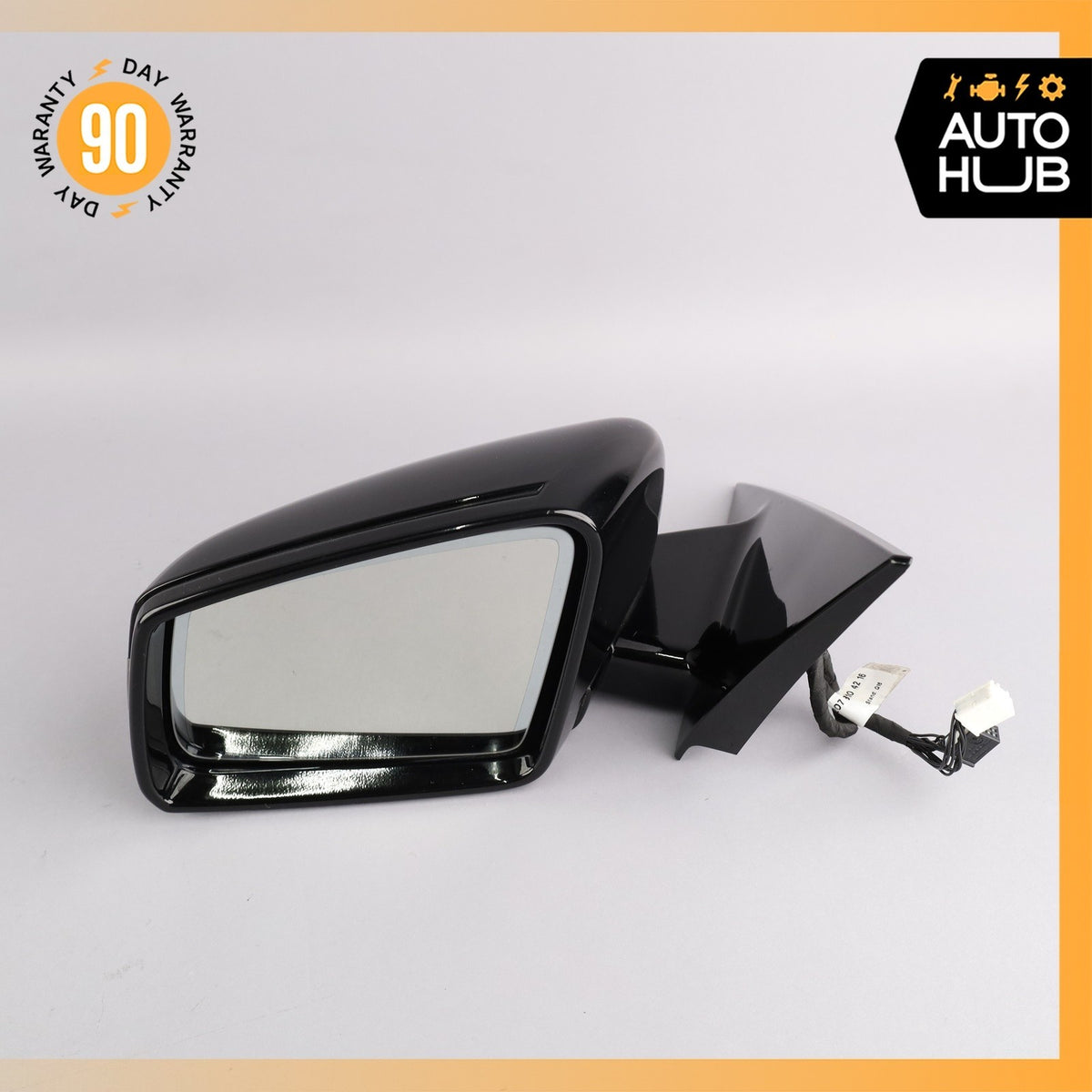 10-17 Mercedes W207 E400 E550 Left Side Rear View Door Mirror Black OEM - photo 2