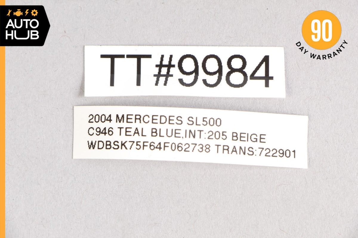 03-09 Mercedes R230 SL500 SL550 SL63 AMG Positive Battery Cable 2305407207 OEM - photo 11