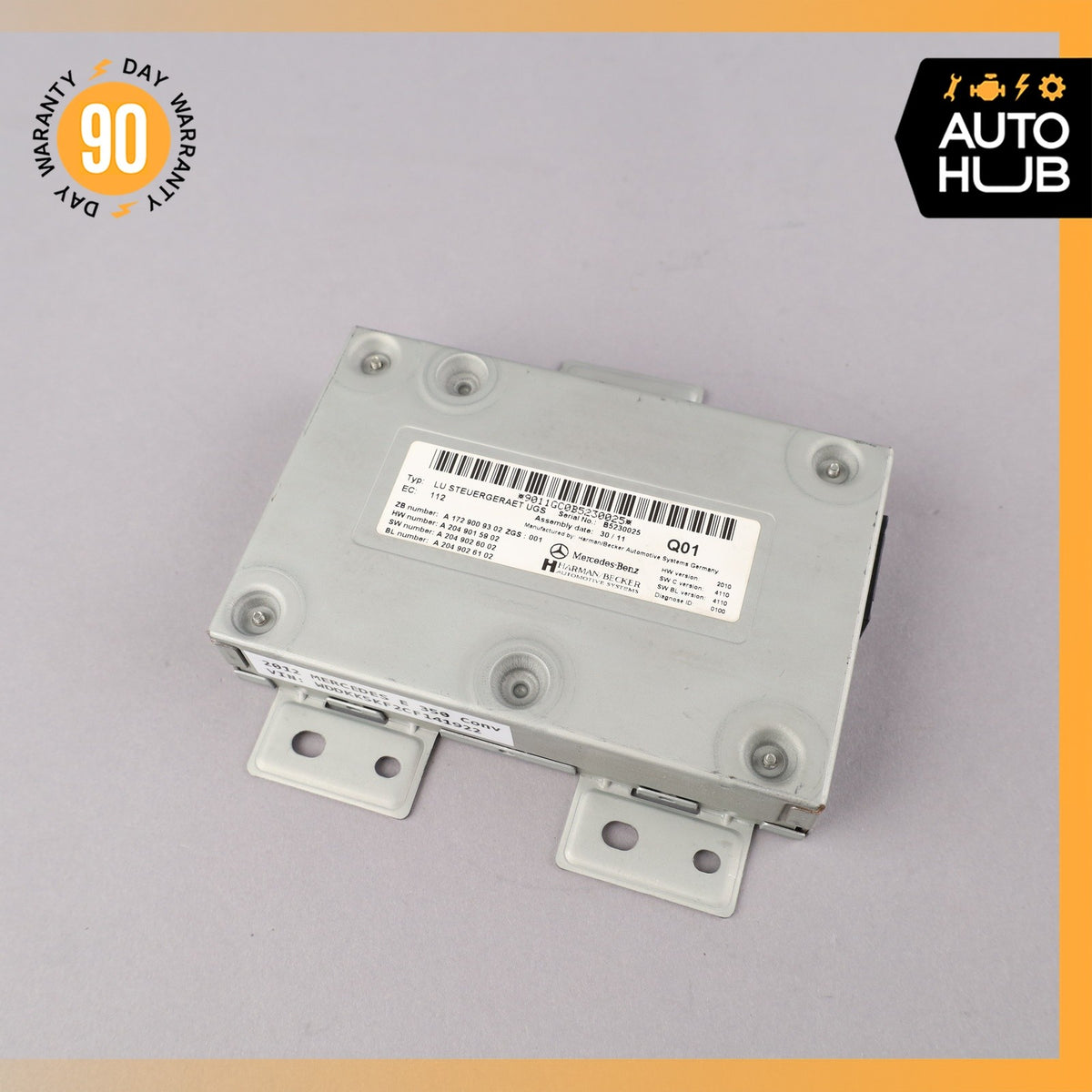 Mercedes W207 E350 S63 AMG SLK350 Communication Interface Module 2049009301 OEM - photo 2