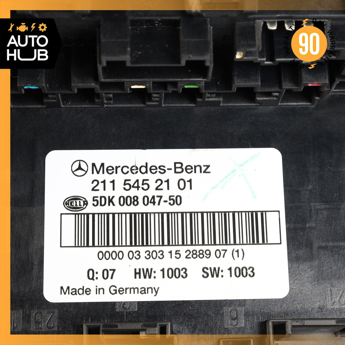 03-11 Mercedes W211 E320 E550 Rear Trunk SAM Fuse Relay ModuleBox OEM - photo 9