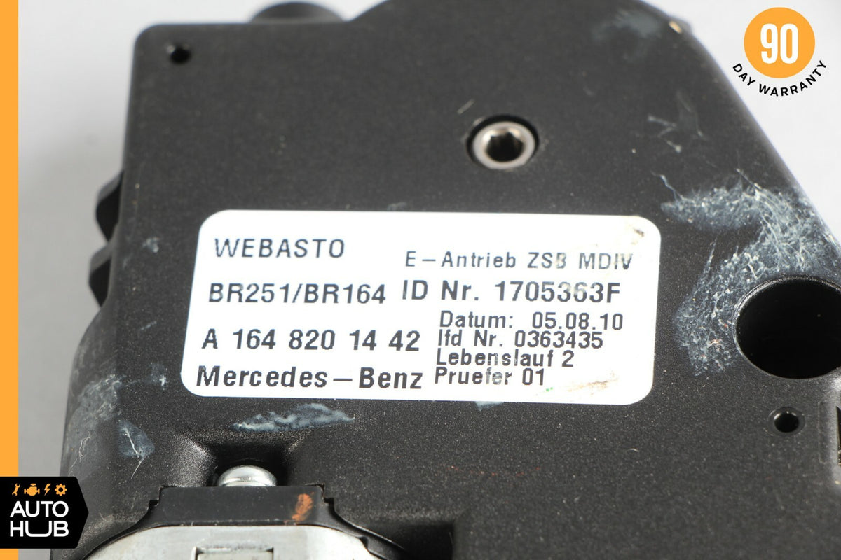 06-13 Mercedes W251 R350 ML550 Panoramic Sunroof Sun Roof Motor 1648201442 OEM - photo 11