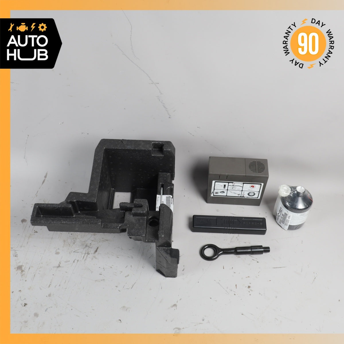 14-16 Porsche Panamera 970 Trunk Spare Tire Air Compressor Tool Set Kit OEM 51k - photo 2