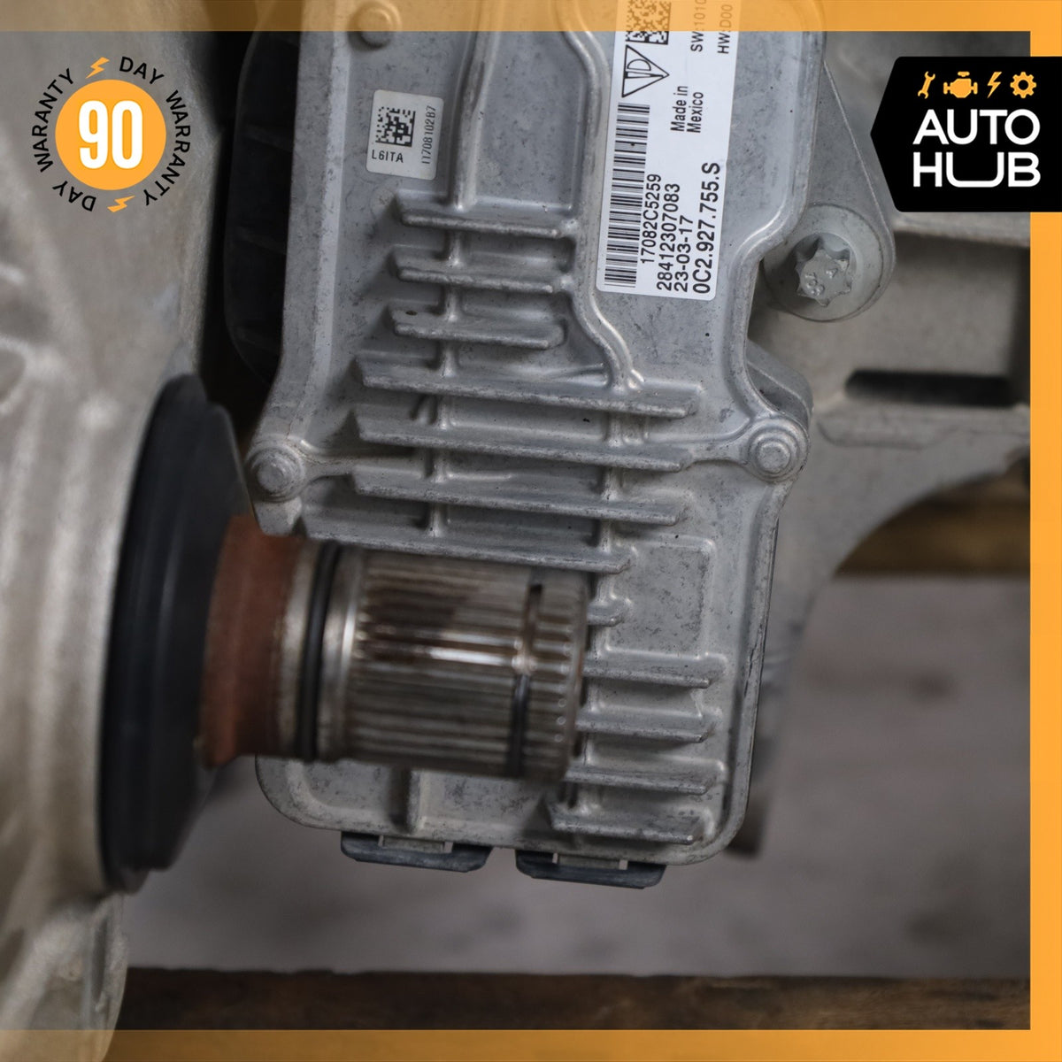 16-18 Porsche Cayenne 958 VR6 Transmission Transfer Case Gear Box w/ Module OEM - photo 15