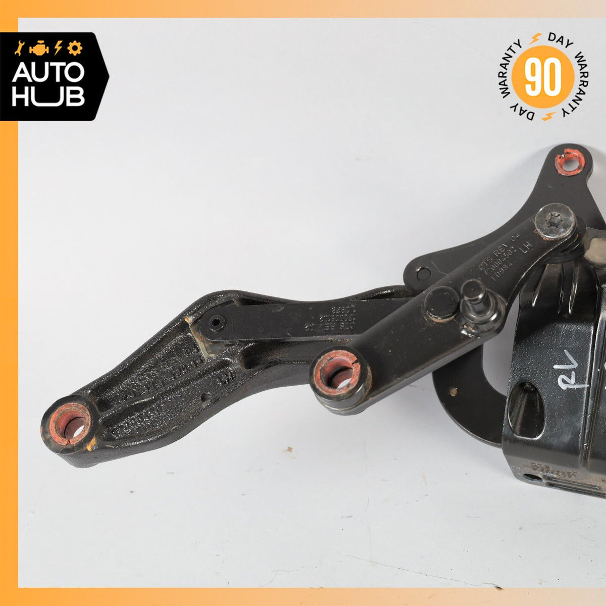 04-09 Cadillac XLR Left Side Convertible Decklid Hinge Bracket Linkage OEM 81k - photo 9