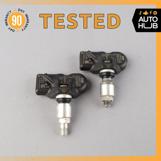 12-18 BMW F30 320i 328i 433MHz Tire Pressure Sensor TPMS Set of 2 OEM - photo 1