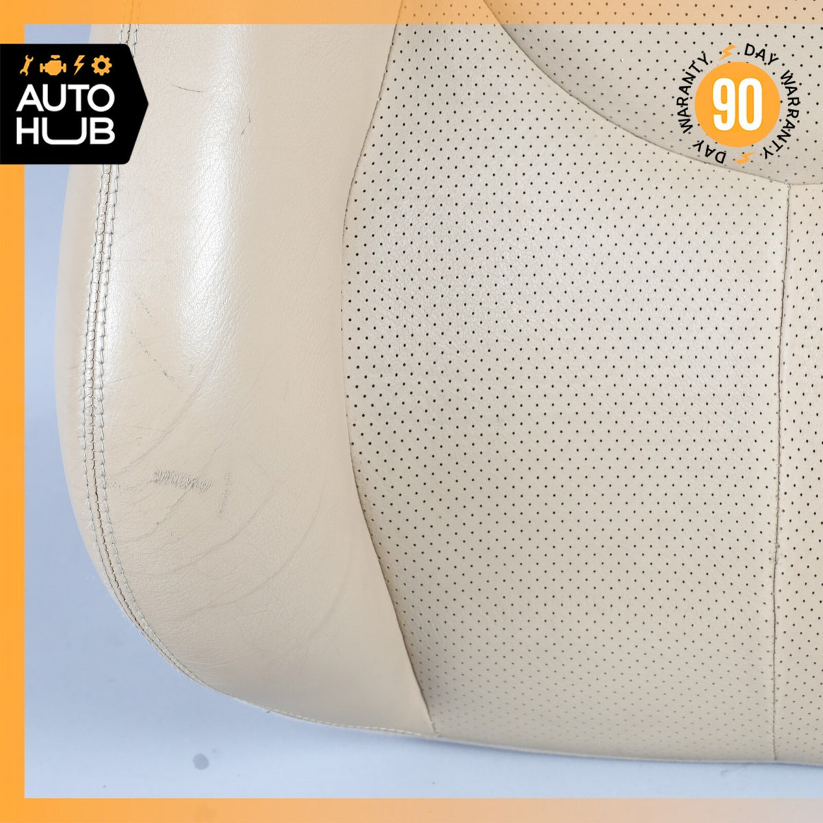 96-02 Mercedes R129 SL320 SL500 Right Side Top Upper Seat Cushion Beige OEM - photo 2