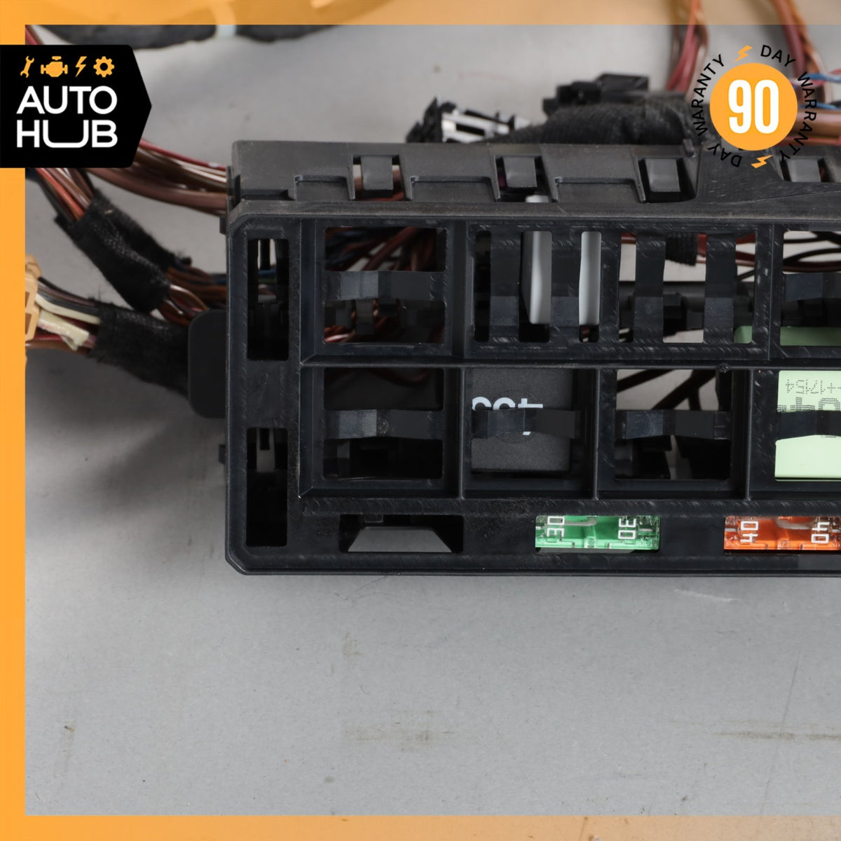 17-19 Porsche 991 911 C4S Rear Right Relay Fuse Box Wiring Harness Cut OEM 24k - photo 19