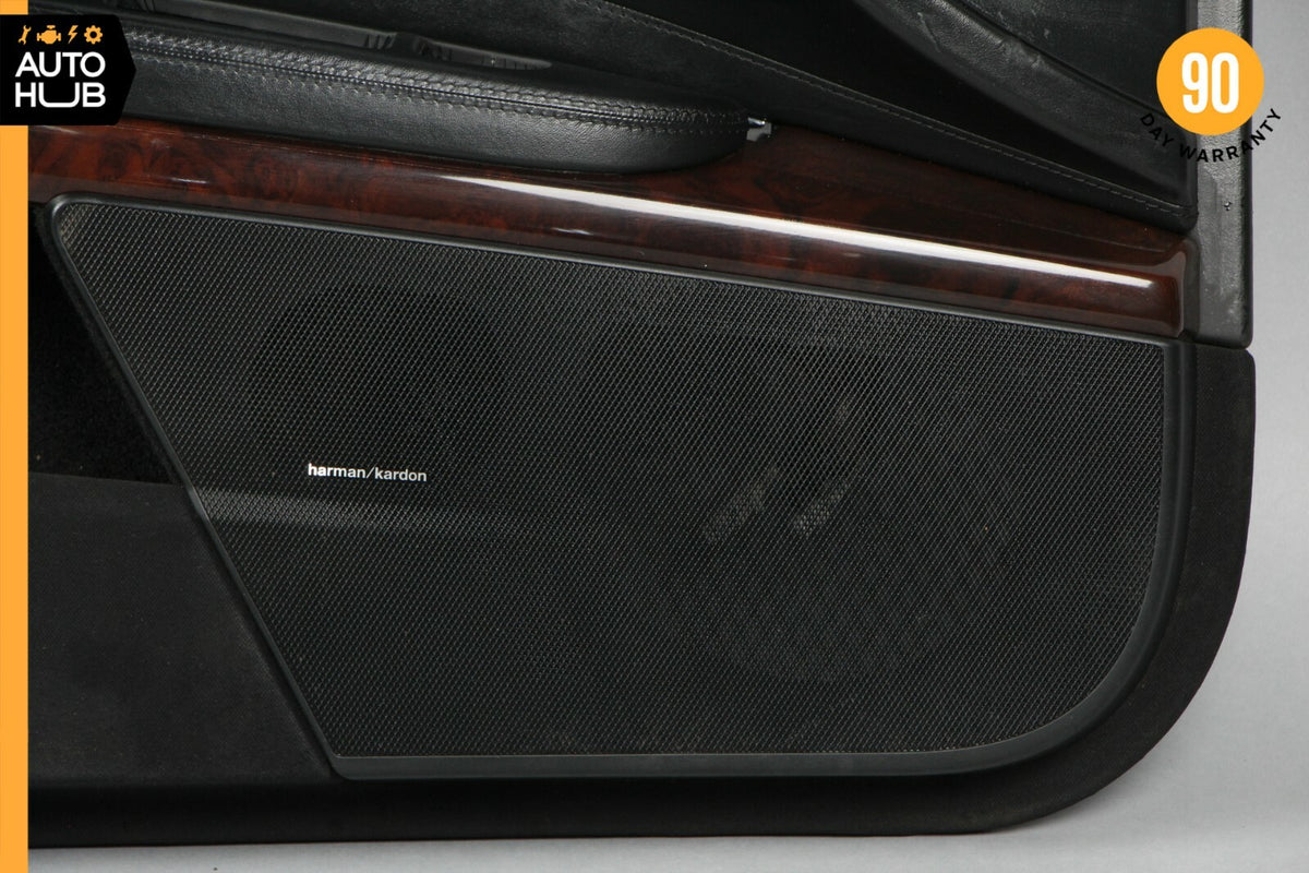 07-10 Mercedes W216 CL600 Front Left Driver Side Interior Door Panel Black OEM - photo 7