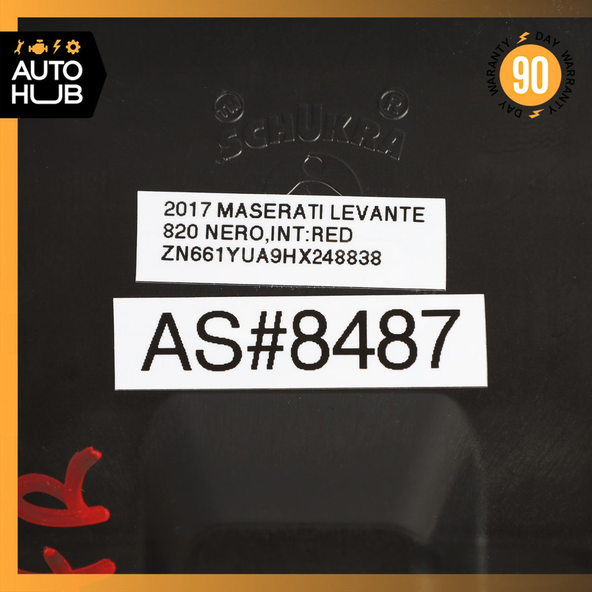 14-22 Maserati Levante Ghibli Front Right Seat Lumbar Support Cover Panel OEM - photo 12