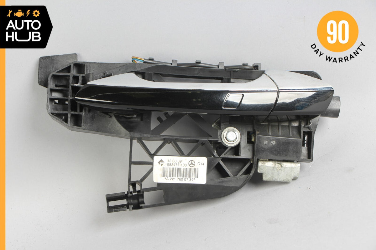 07-13 Mercedes W221 S400 S550 Rear Left Exterior Door Handle Keyless Go OEM - photo 1