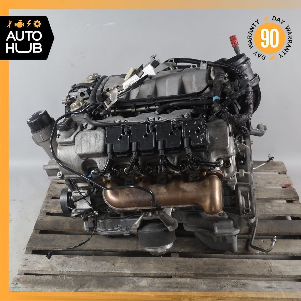 99-06 Mercedes R230 SL500 E500 CLK500 Engine Motor Assembly 5.0 V8 M113 OEM 81k - photo 2
