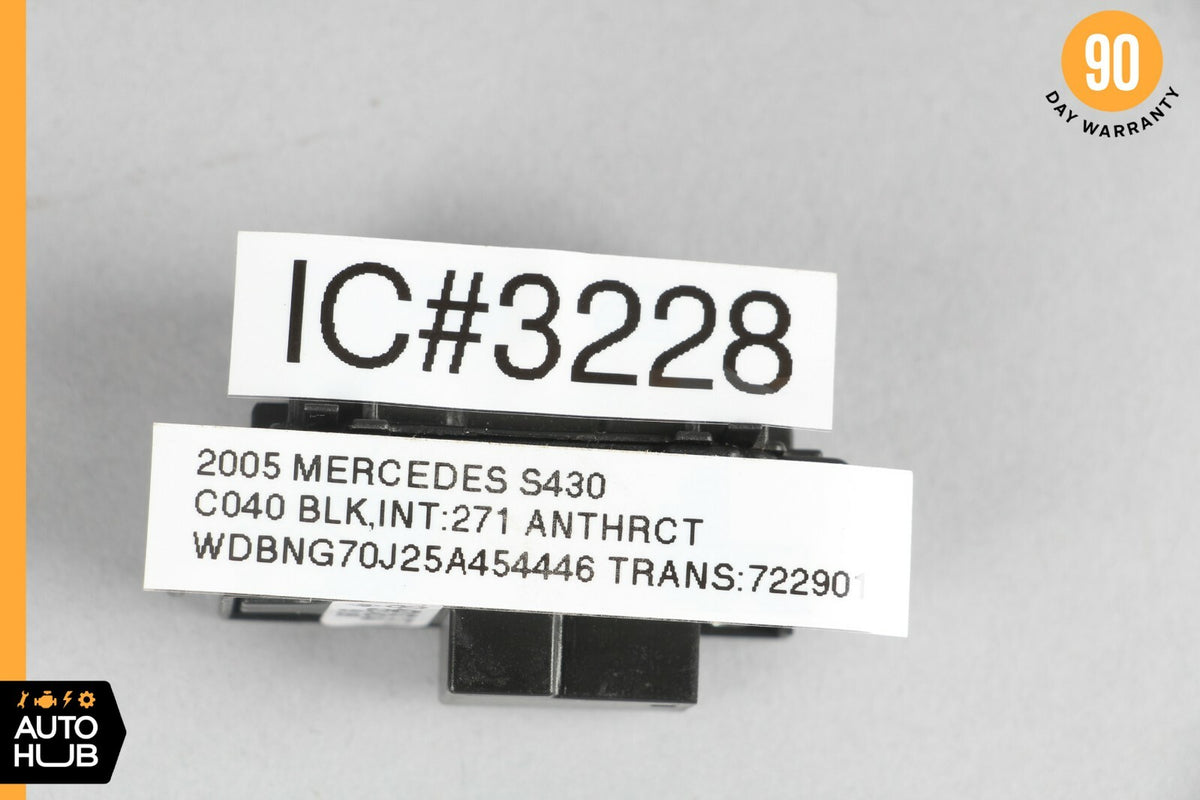03-06 Mercedes W220 S430 S55 AMG Window Control Switch Right Passenger Side OEM - photo 8