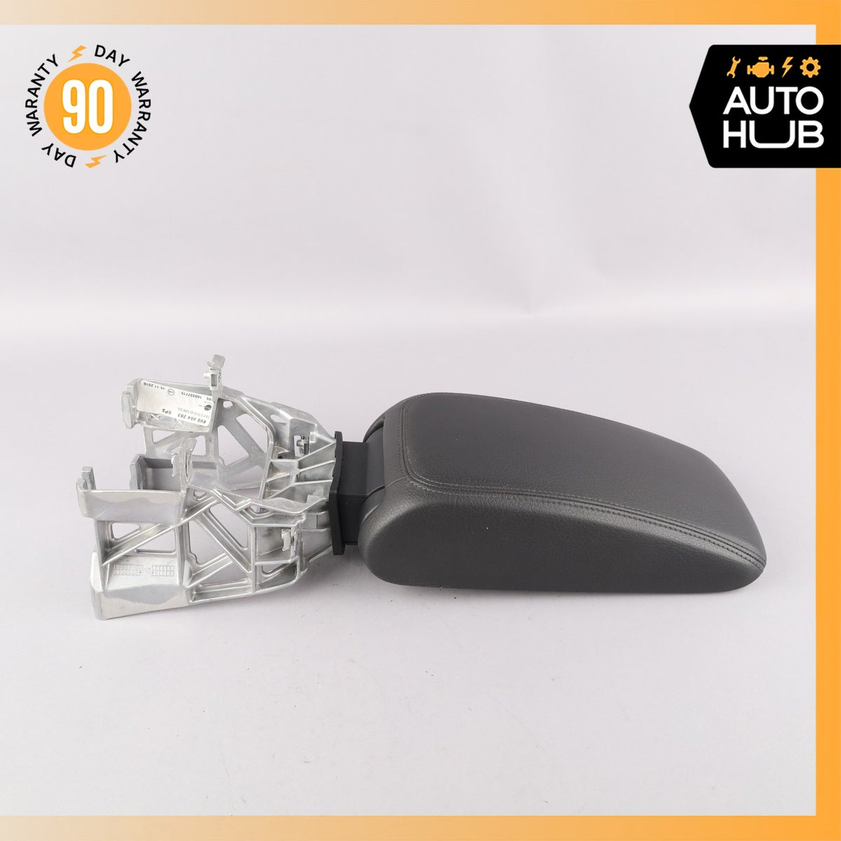 15-20 Audi 8V A3 S3 Center Console Arm Rest Armrest Cover Black OEM - photo 7