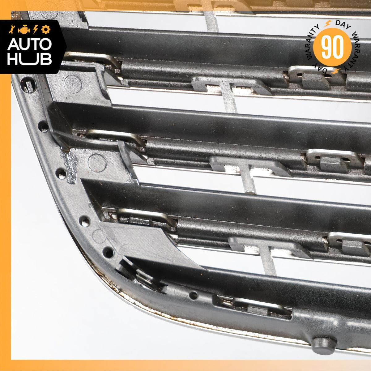07-09 Mercedes W211 E350 E550 E320 Hood Radiator Grille Grill Chrome OEM - photo 21