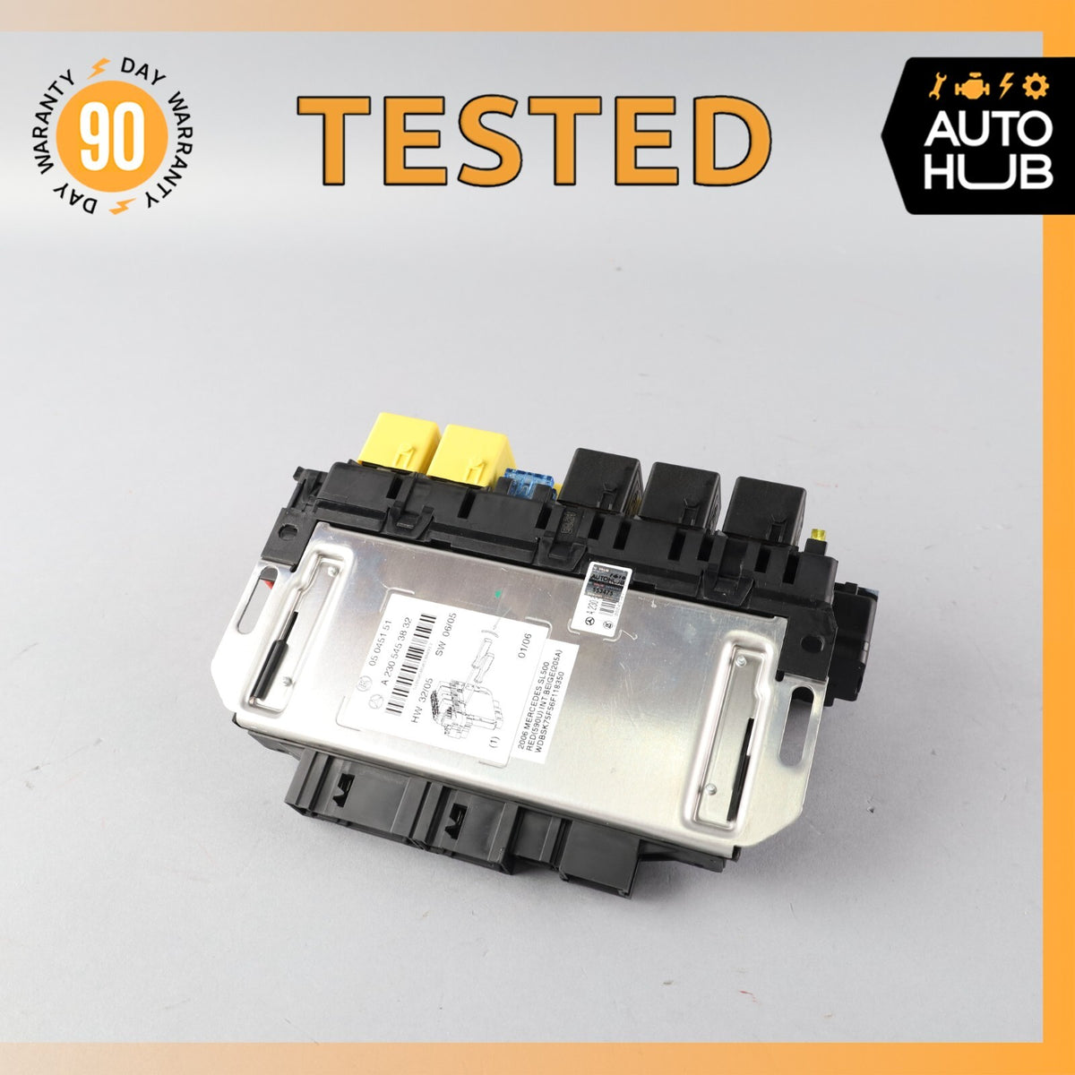 03-12 Mercedes R230 SL500 SL55 AMG Front Left SAM Fuse Box Control Module OEM - photo 1