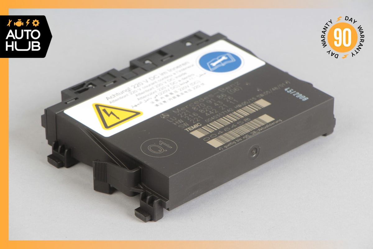 07-10 Mercedes W221 S600 Front Left or Right Seat Contour Control Module OEM - photo 5