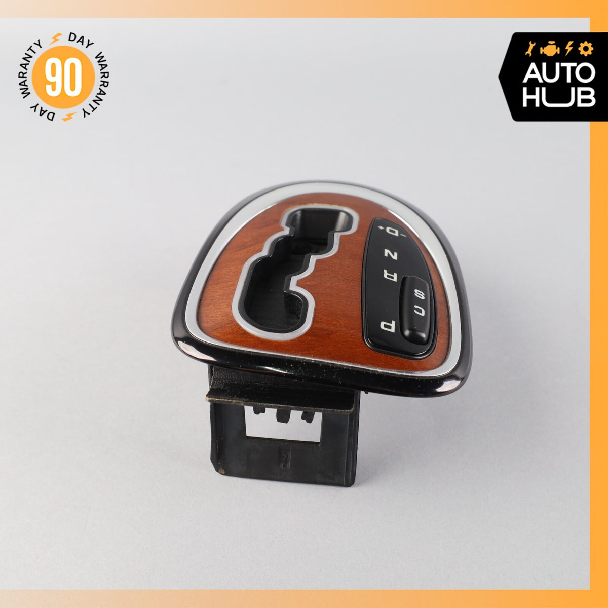 00-06 Mercedes W220 S430 S600 S350 Gear Shifter Bezel Trim Indicator Wood OEM - photo 3