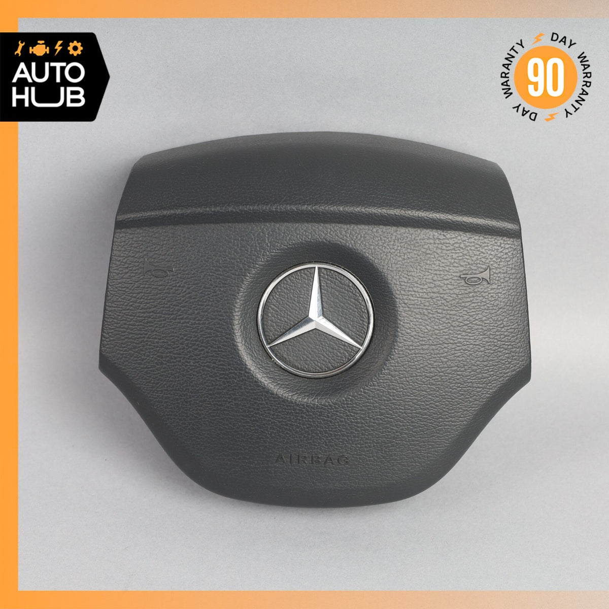 06-08 Mercedes X164 GL450 R350 ML350 Driver Steering Wheel Airbag Black OEM - photo 1