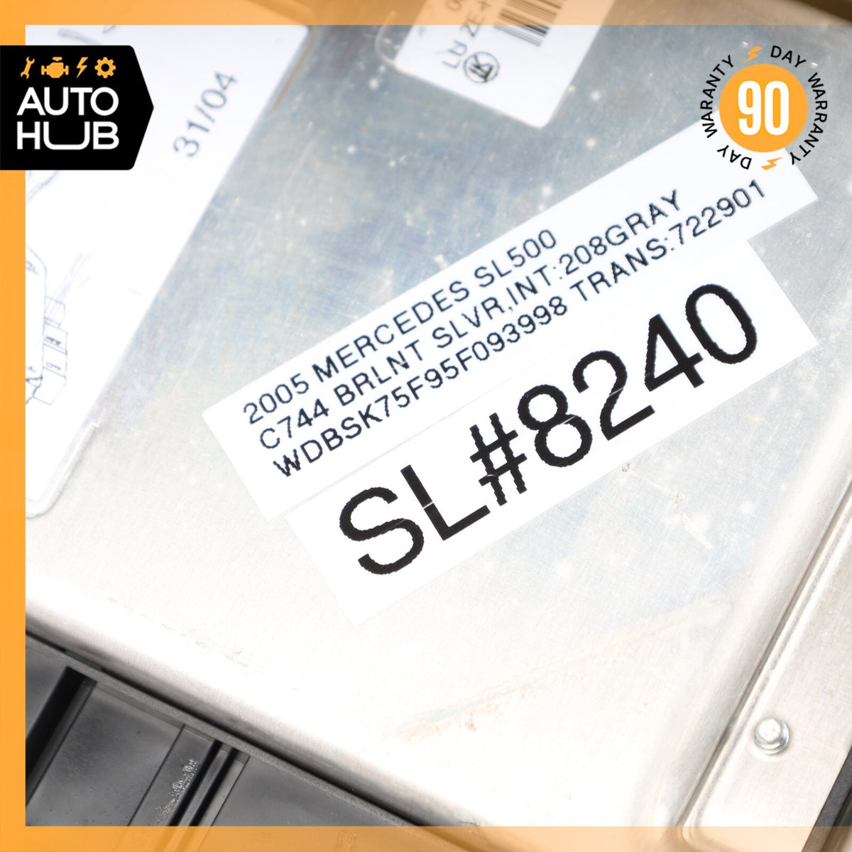 03-12 Mercedes R230 SL500 SL55 AMG SL550 Rear SAM Fuse Box Relay Module OEM - photo 12