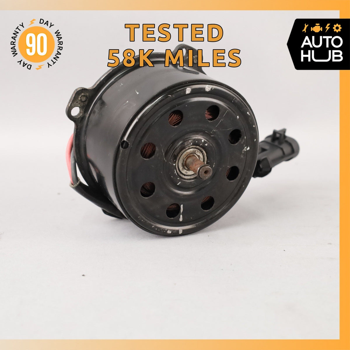 09-19 Maserati GranTurismo Quattroporte 4.7L Radiator Cooling Fan Motor OEM 58k - photo 1