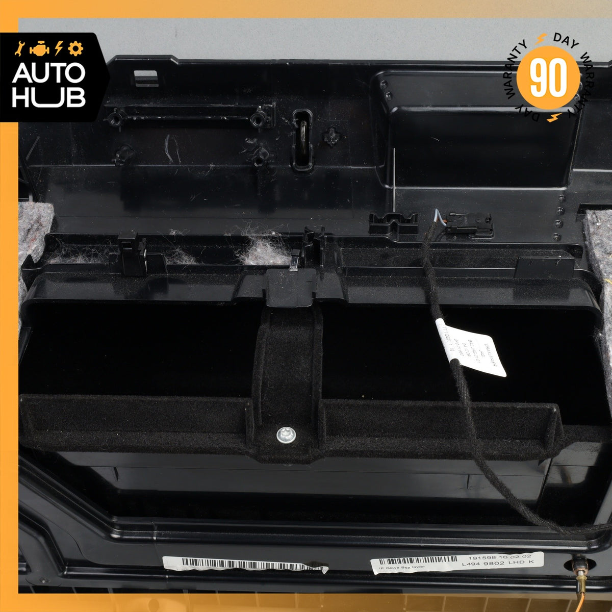 16-22 Range Rover Sport L494 L405 Lower Dashboard Glovebox Compartment Black OEM - photo 12