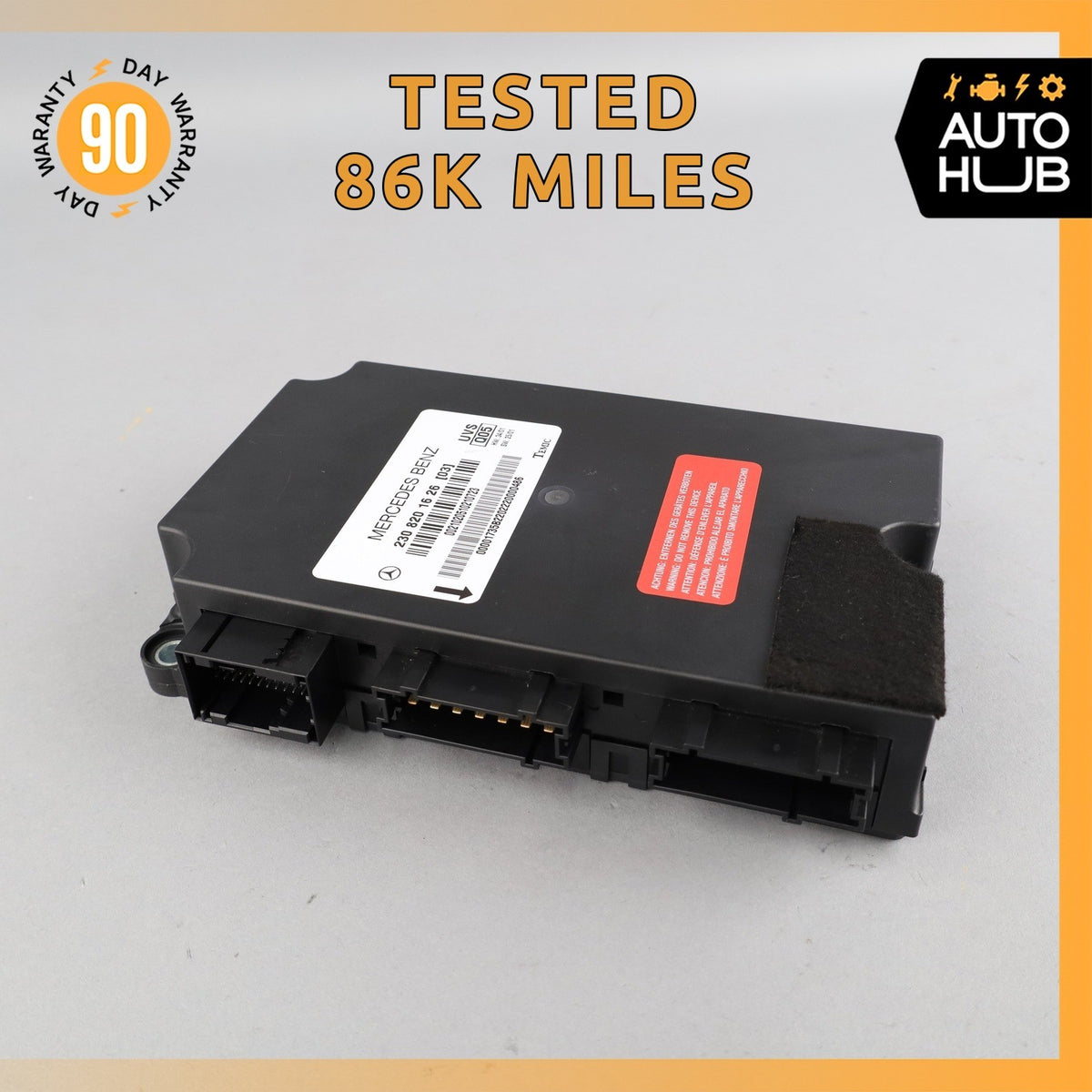 03-08 Mercedes R230 SL500 SL55 AMG SL550 Convertible Top Roof Control Module OEM - photo 1