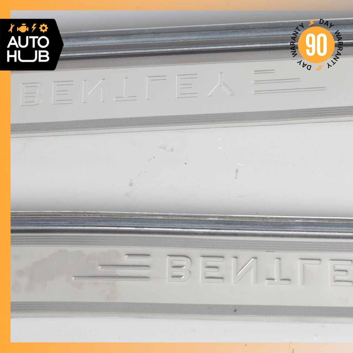 06-13 Bentley Continental Flying Spur Front & Rear Side Door Step Sill Set OEM - photo 19
