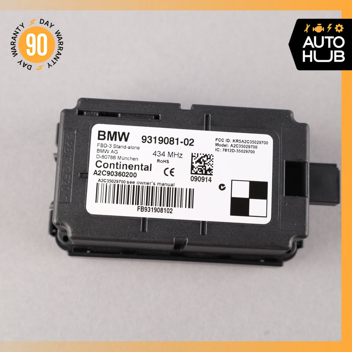 BMW F15 X5 Radio Remote Receiver Control Module 9319081 OEM - photo 9
