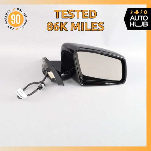 10-17 Mercedes W207 E350 E550 Right Side Rear View Door Mirror White OEM 86k - photo 1