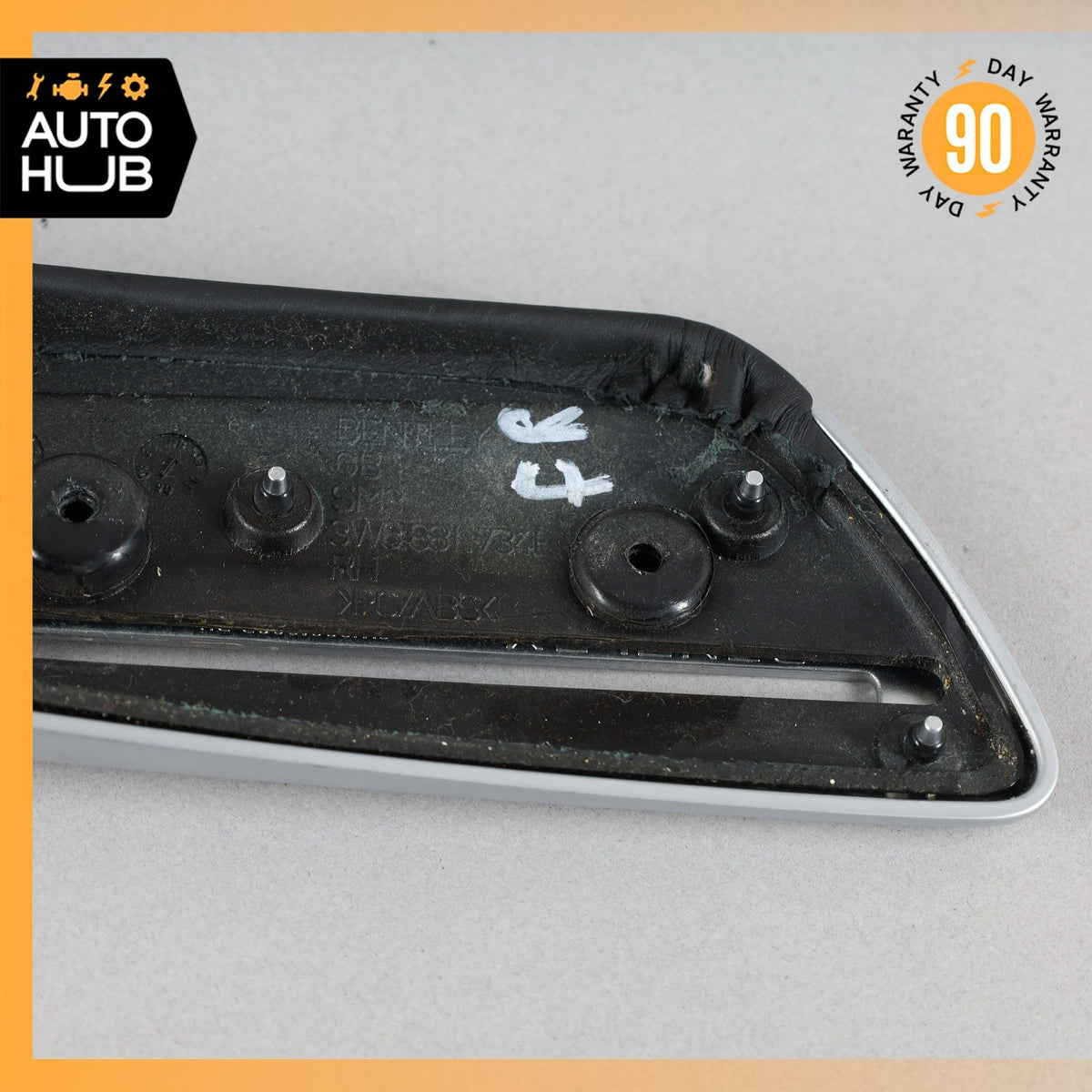 03-10 Bentley Continental GTC GT Right Side Seat Leather Trim w/ Switch OEM - photo 12