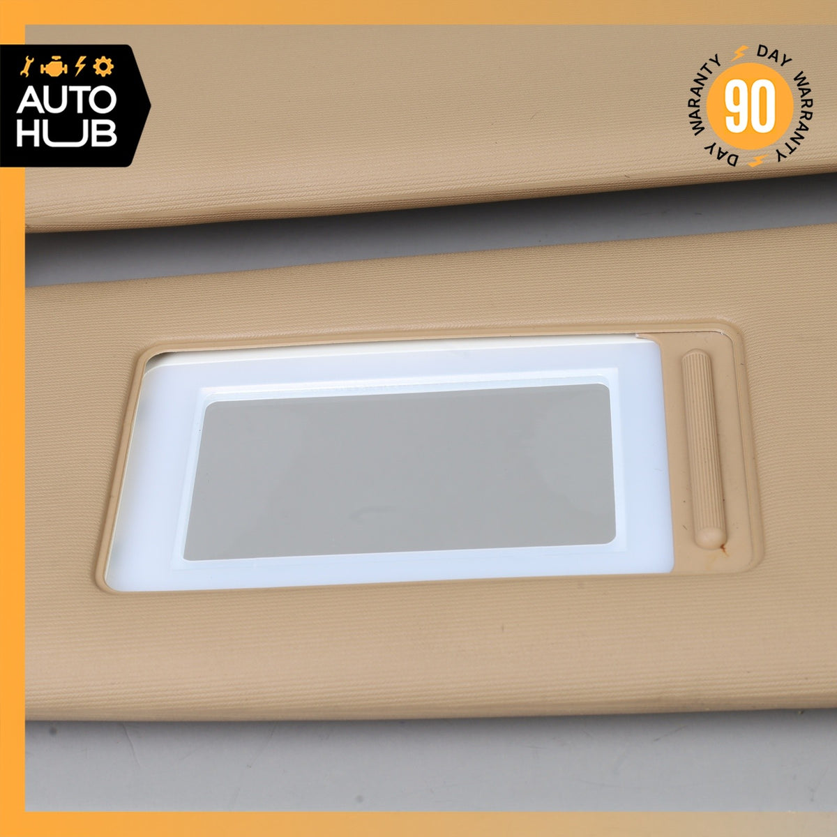 11-14 Porsche Cayenne 958 Sun Visor Sunvisor Front Left Driver Side Beige OEM - photo 17