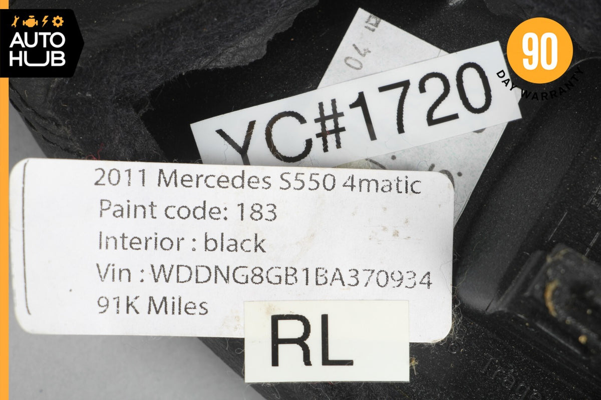Mercedes W221 S550 S400 Rear Left Interior Door Panel Storage Compartment OEM - photo 12