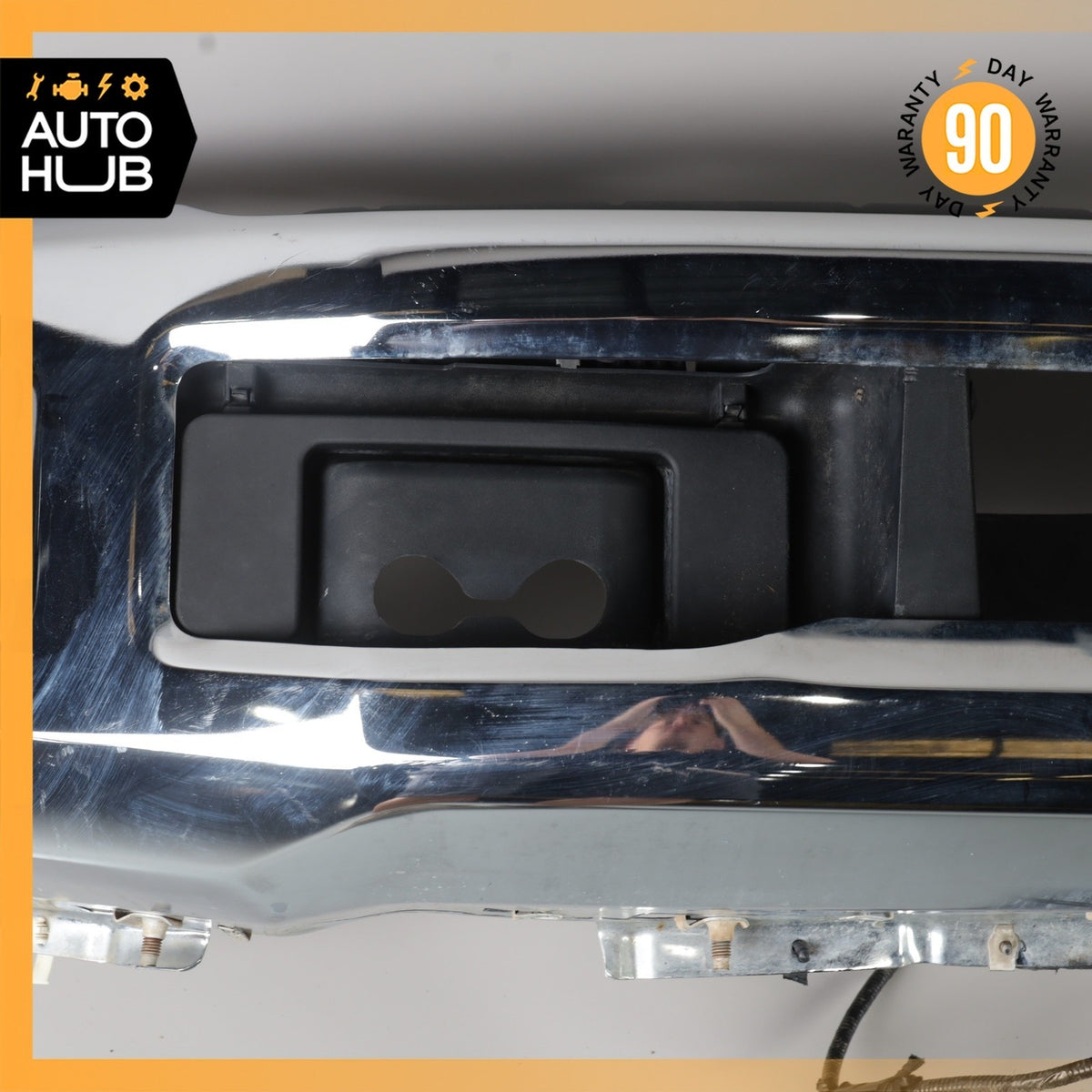 17-19 Ford F250 F350 F550 Front Bumper Cover Assembly Chrome OEM - photo 7
