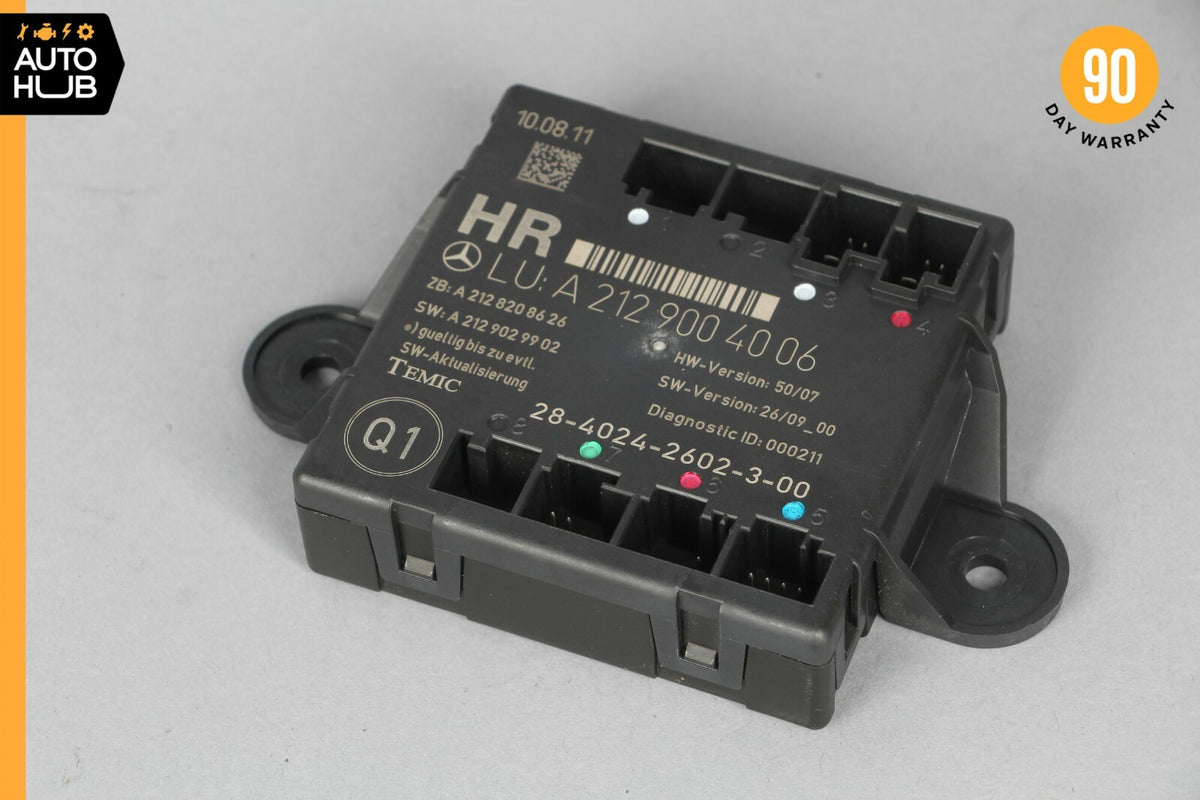 08-14 Mercede W204 C250 C350 Rear Right Side Door Control Module 2129004006 OEM - photo 1