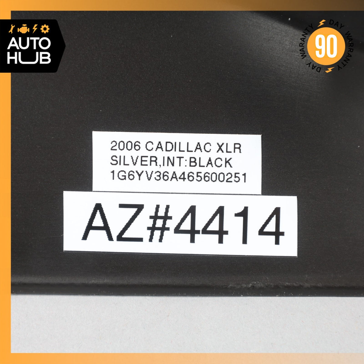 04-08 Cadillac XLR Right Side Roof Headliner Trim Panel Black 88957031 OEM - photo 12