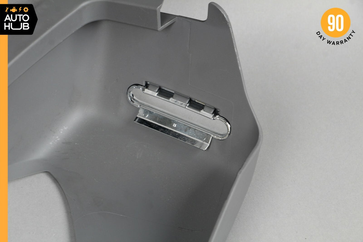 07-09 Mercedes W216 CL550 CL600 Rear Right Side Seat Belt Trim Cover Gray OEM - photo 9