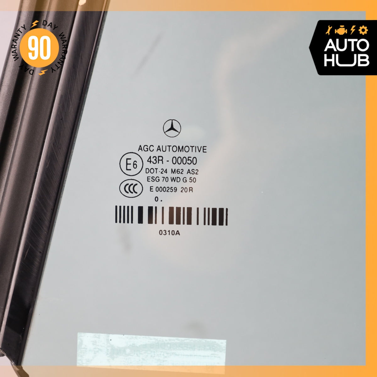 11-17 Mercedes W207 E350 Convertible Rear Left Quarter Window Glass OEM - photo 7