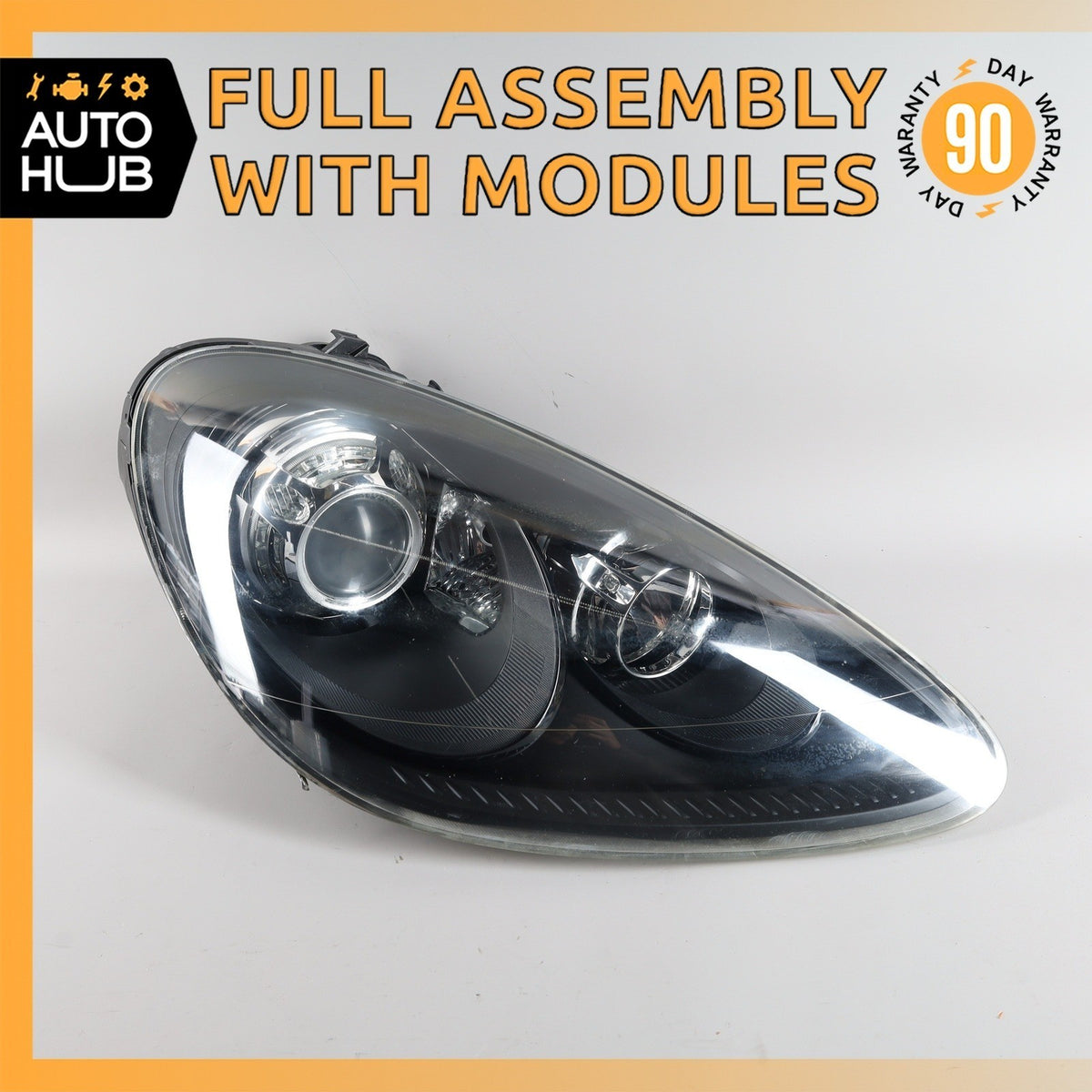 11-14 Porsche Cayenne 958 GTS Right Headlight Lamp Bi-Xenon 7P5941032BH OEM 92k - photo 1