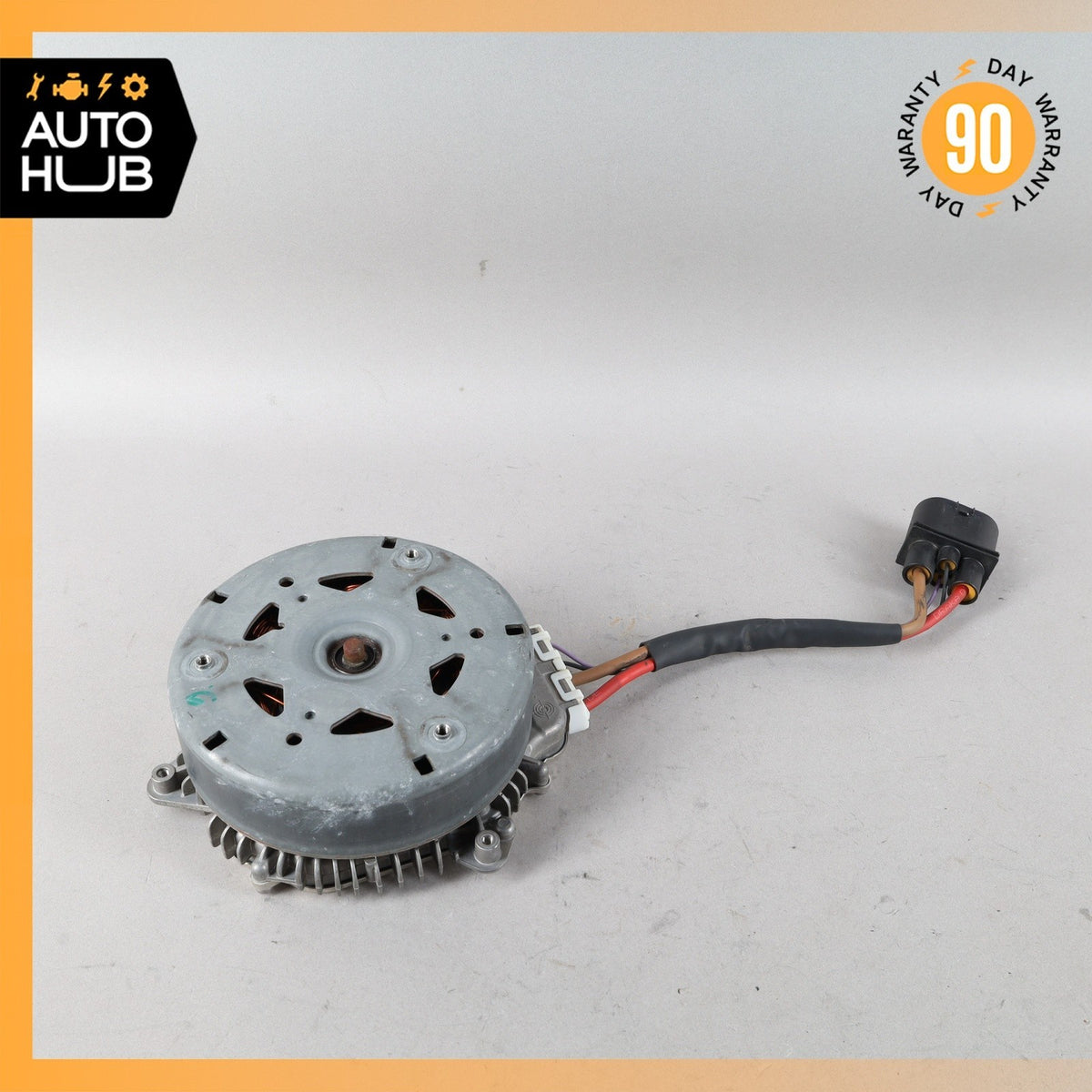 Mercedes W205 C350e Engine Radiator Cooling Fan Motor 0999061200 OEM 82k - photo 2