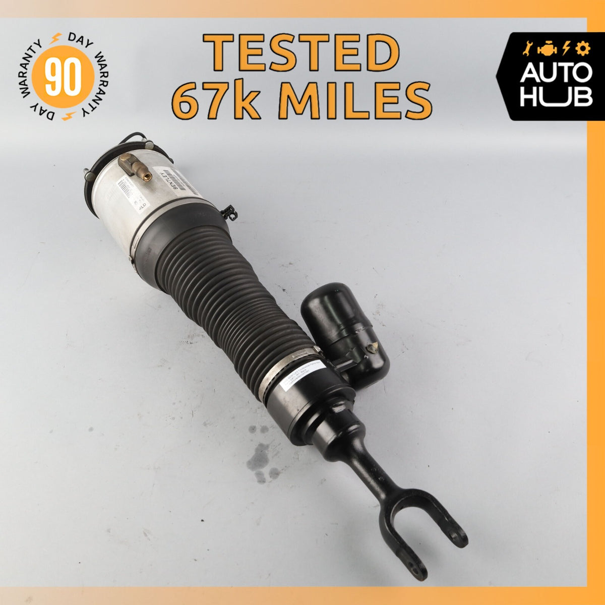 Bentley Continental Flying Spur Front Left Side Air Ride Air Shock Strut OEM 67k - photo 1