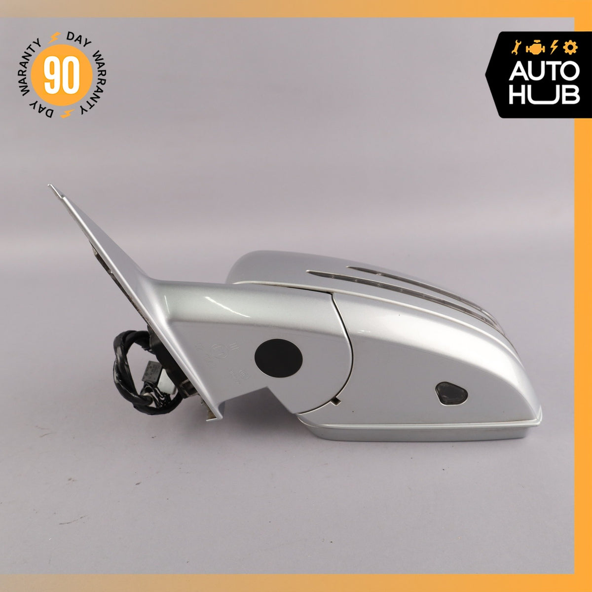 10-13 Mercedes W221 S400 S550 Left Side Rear View Door Mirror w/ Blind Spot OEM - photo 12