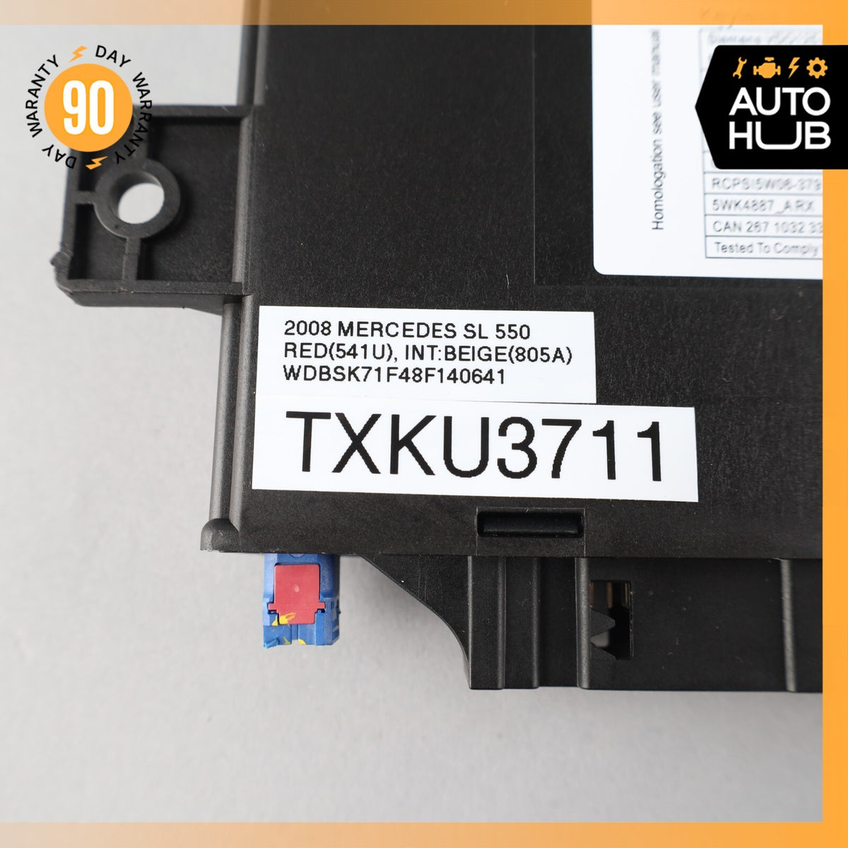 07-12 Mercedes R230 SL550 SL500 SL600 Keyless Go Entry Control Module OEM - photo 8