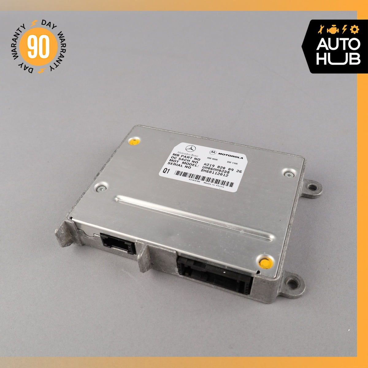 06-12 Mercedes R230 SL550 ML63 E350 Communication Control Module 2198200926 OEM - photo 2